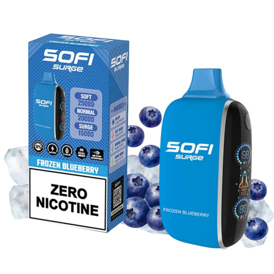 SOFI FROZEN BLUEBERRY - 25K | VAPE DESECHABLE SIN NICOTINA