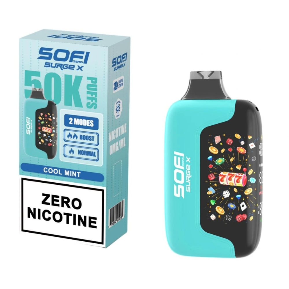 SOFI 50K COOL MINT | VAPE DESECHABLE SIN NICOTINA