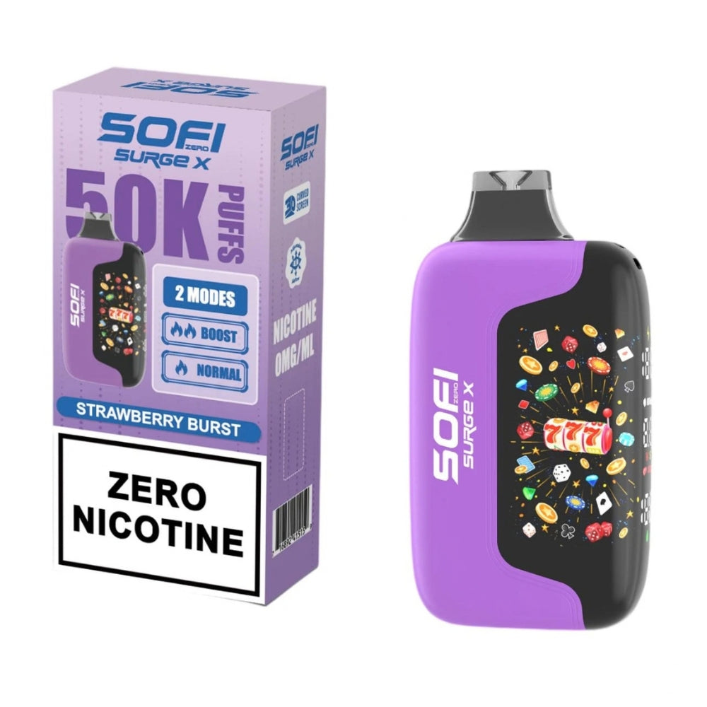 SOFI 50K STRAWBERRY BURST | VAPE DESECHABLE SIN NICOTINA