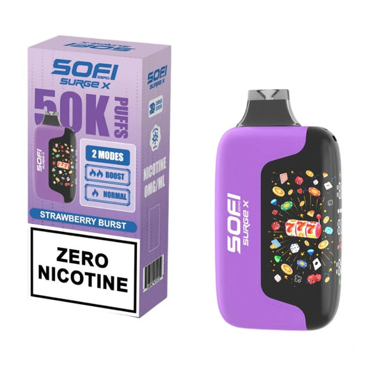 SOFI 50K STRAWBERRY BURST | VAPE DESECHABLE SIN NICOTINA