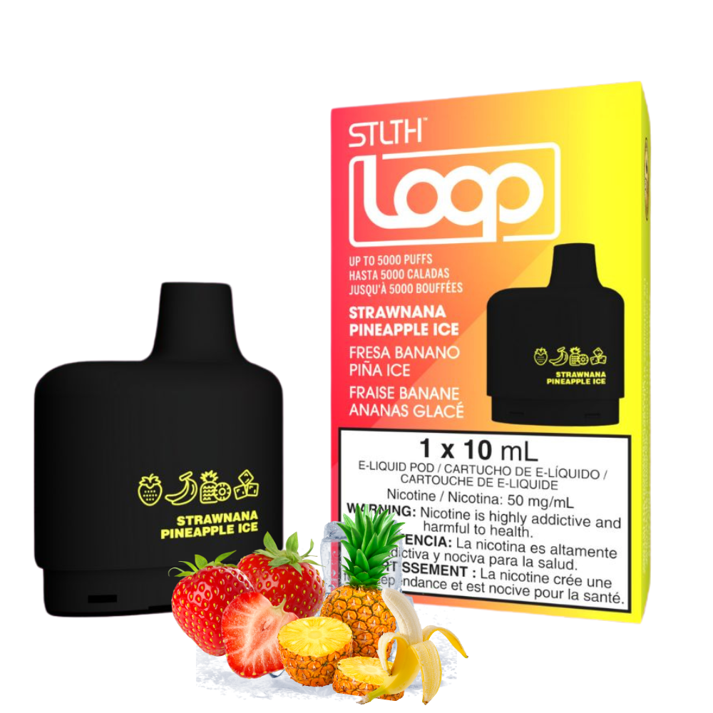 STLTH LOOP 5K CARTUCHO STRAWNANA PINEAPPLE ICE