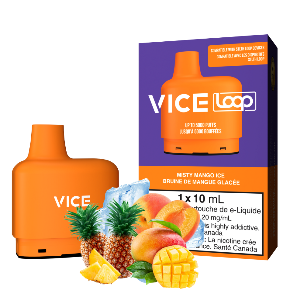 STLTH VICE LOOP 5K CARTUCHO MYSTY MANGO ICE