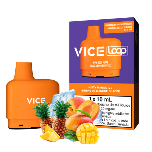 STLTH VICE LOOP 5K CARTUCHO MYSTY MANGO ICE