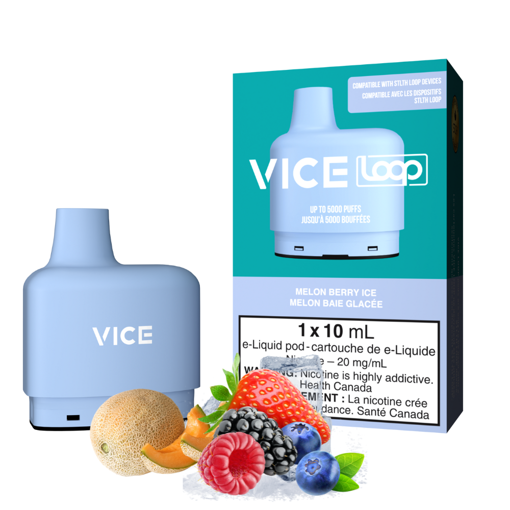 STLTH VICE LOOP 5K CARTUCHO MELON BERRY ICE