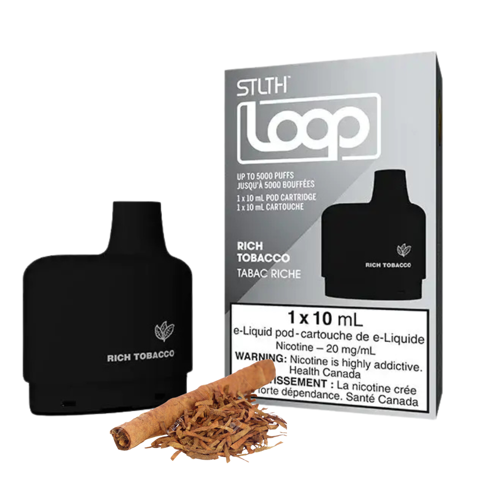 STLTH LOOP 5K CARTUCHO RICH TOBACCO