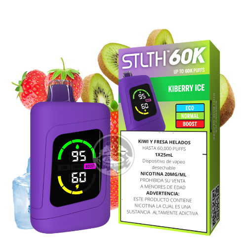 STLTH 60K VAPE DESECHABLE | KIBERRY ICE