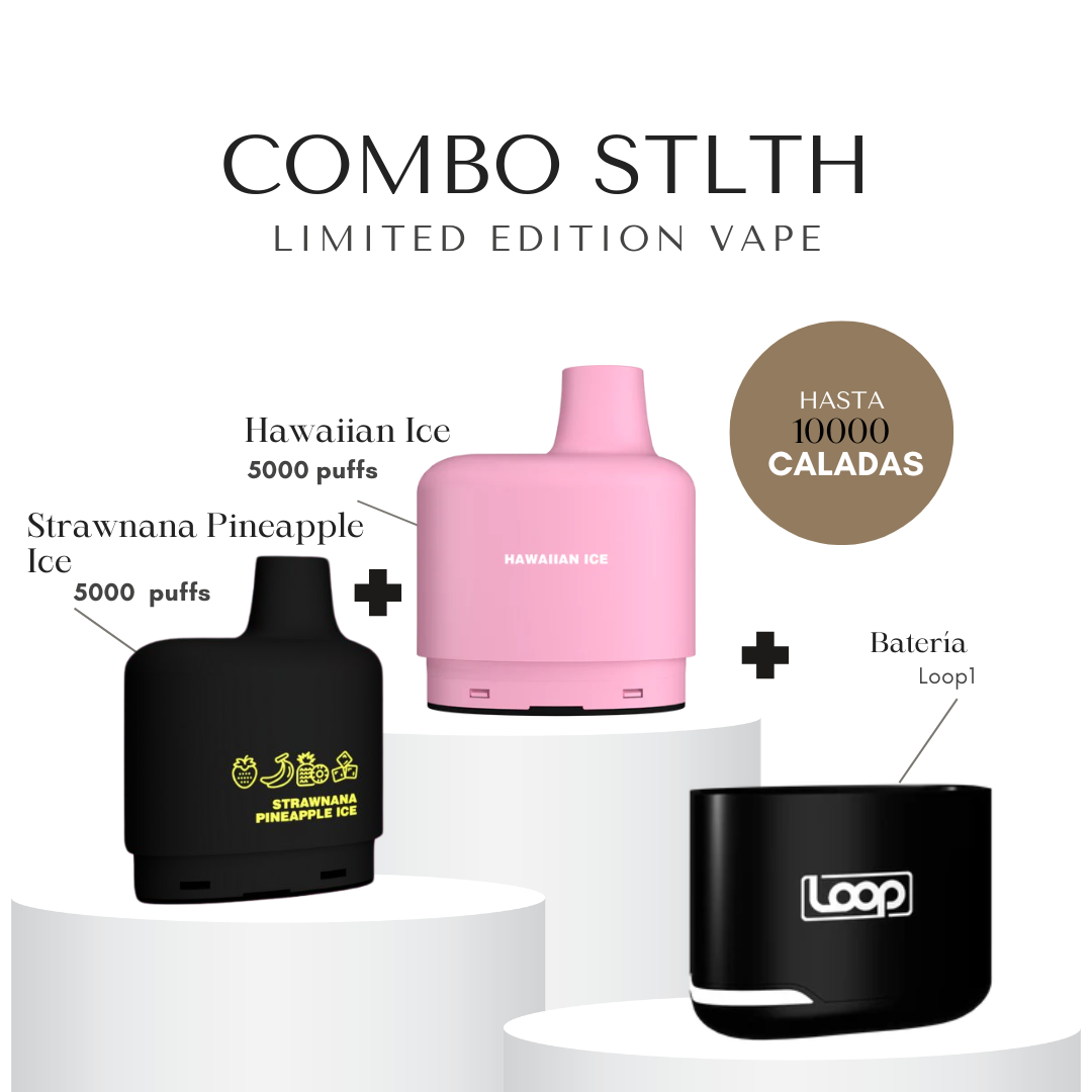 COMBO STLTH 2CARTUCHOS + 1BATERIA LOOP