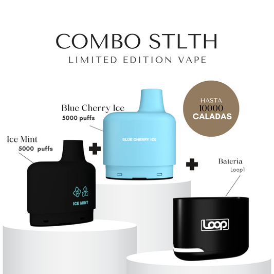 COMBO STLTH 2CARTUCHOS + 1 BATERIA LOOP