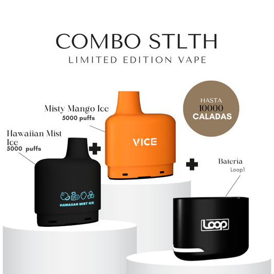 COMBO STLTH 2CARTUCHOS + 1 BATERIA LOOP