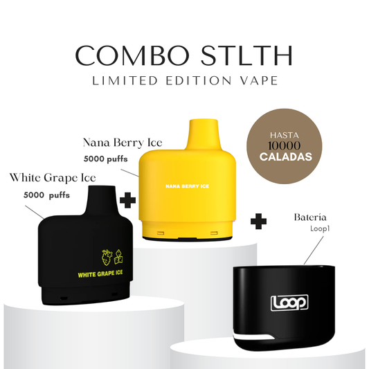 COMBO STLTH 2CARTUCHOS + 1 BATERIA LOOP