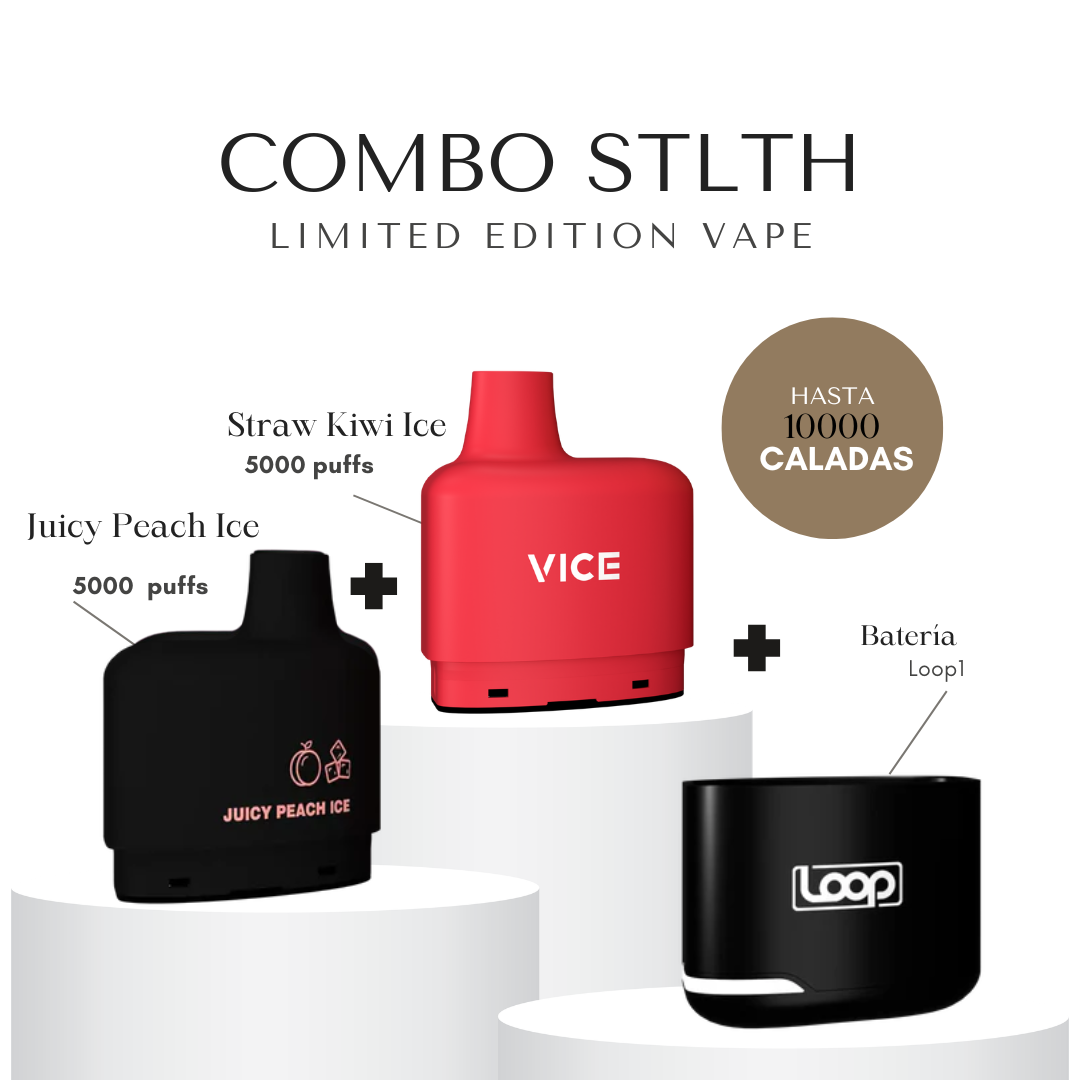 COMBO STLTH 2CARTUCHOS + 1 BATERIA LOOP