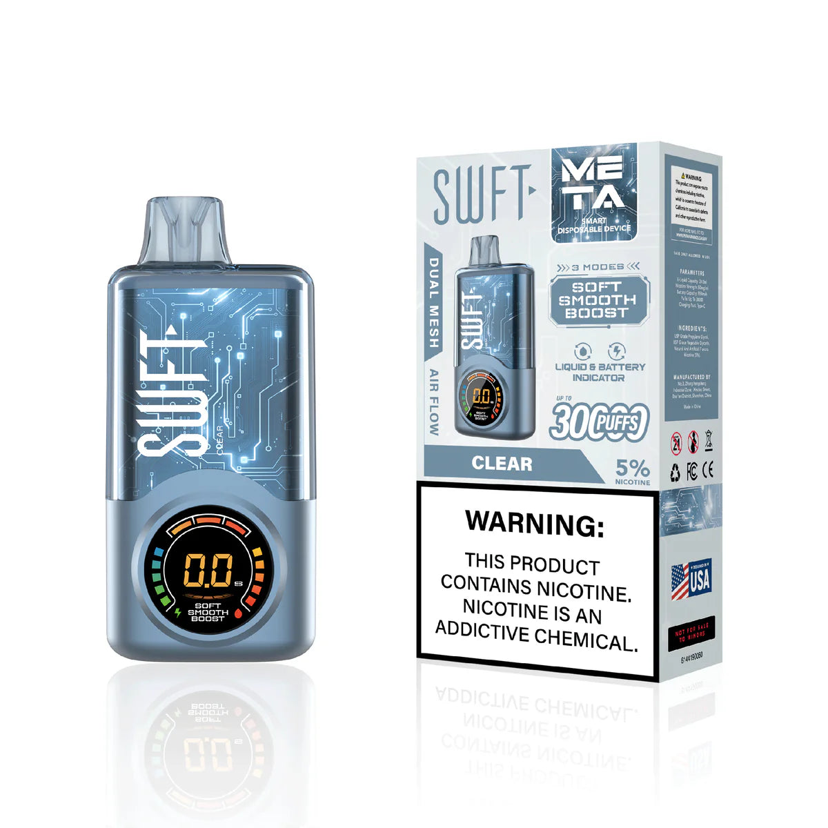 SWFT META 30K CLEAR 30000 PUFFS
