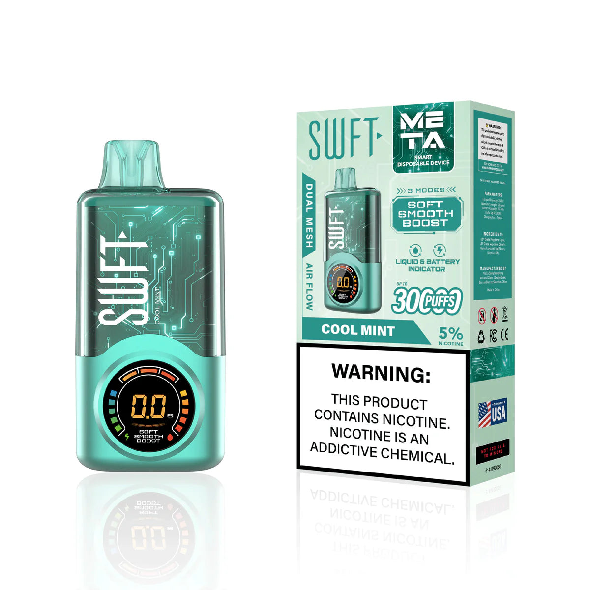 SWFT META 30K COOL MINT 30000 PUFFS