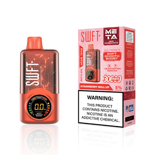SWFT META 30K STRAWBERRY ROLL UP 30000 PUFFS