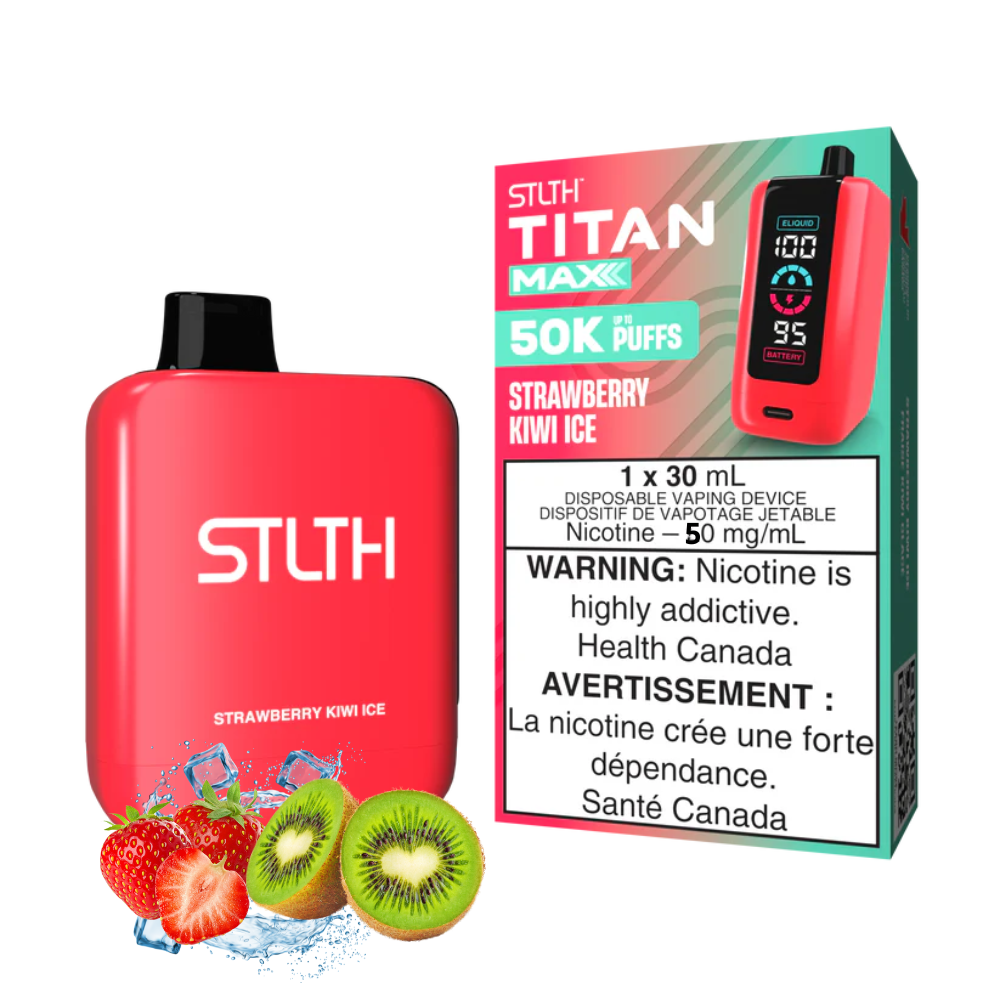 STLTH TITAN MAX 50K | STRAWBERRY KIWI ICE