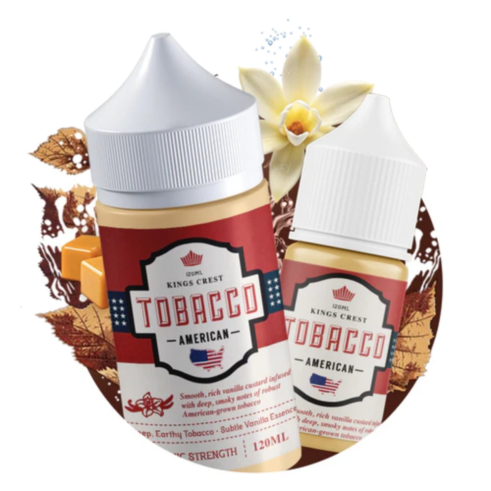 KINGS CREST TOBACCO AMERICAN 120ML