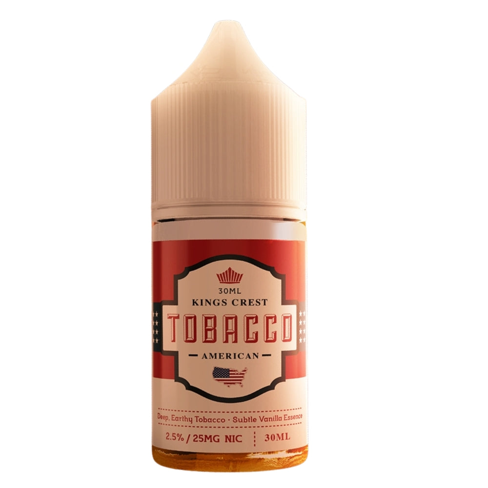 KINGS CREST TOBACCO AMERICAN SALT NIC