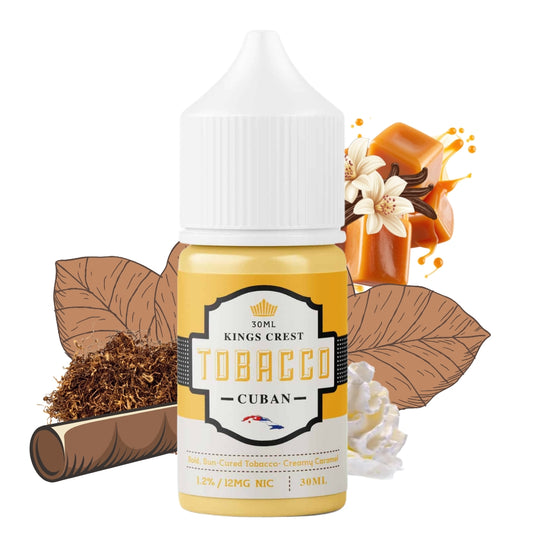KINGS CREST SALT NIC TOBACCO CUBAN