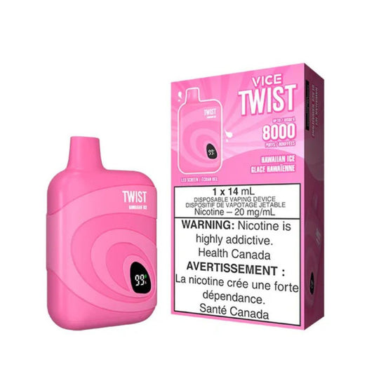 VICE TWIST HAWAIIAN ICE 8K – VAPE DESECHABLE