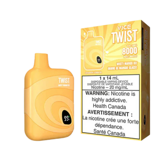 VICE TWIST MISTY MANGO ICE 8K – VAPE DESECHABLE