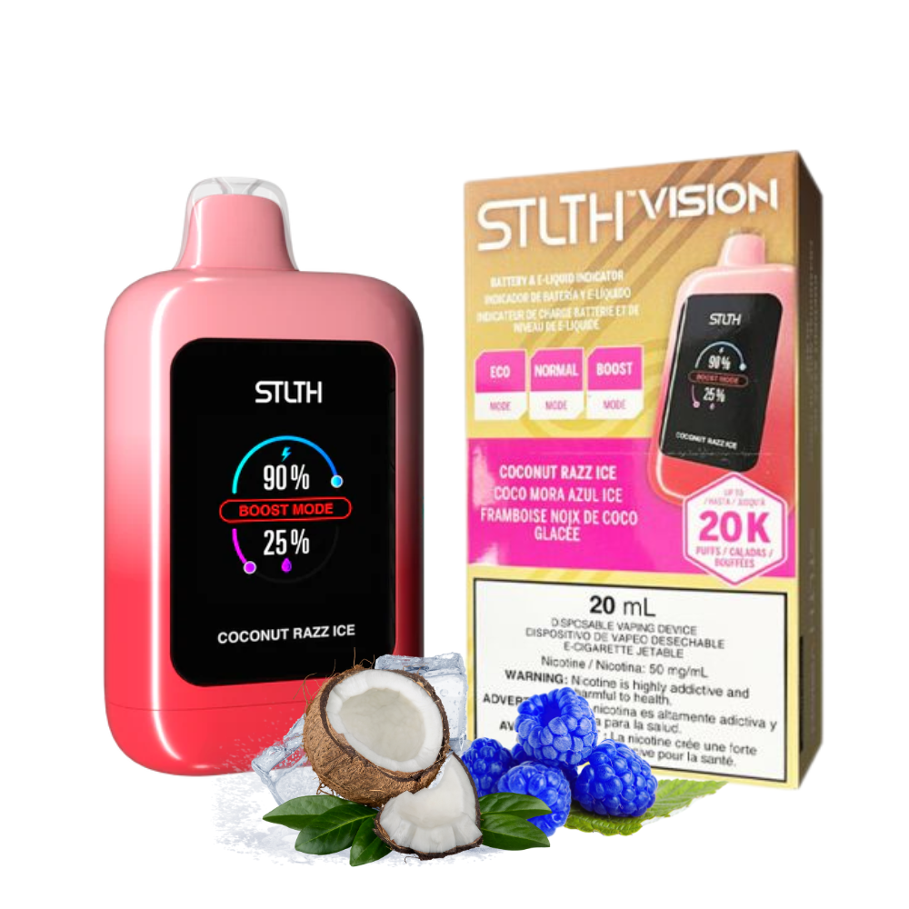 STLTH VISION 20K COCONUT RAZZ ICE