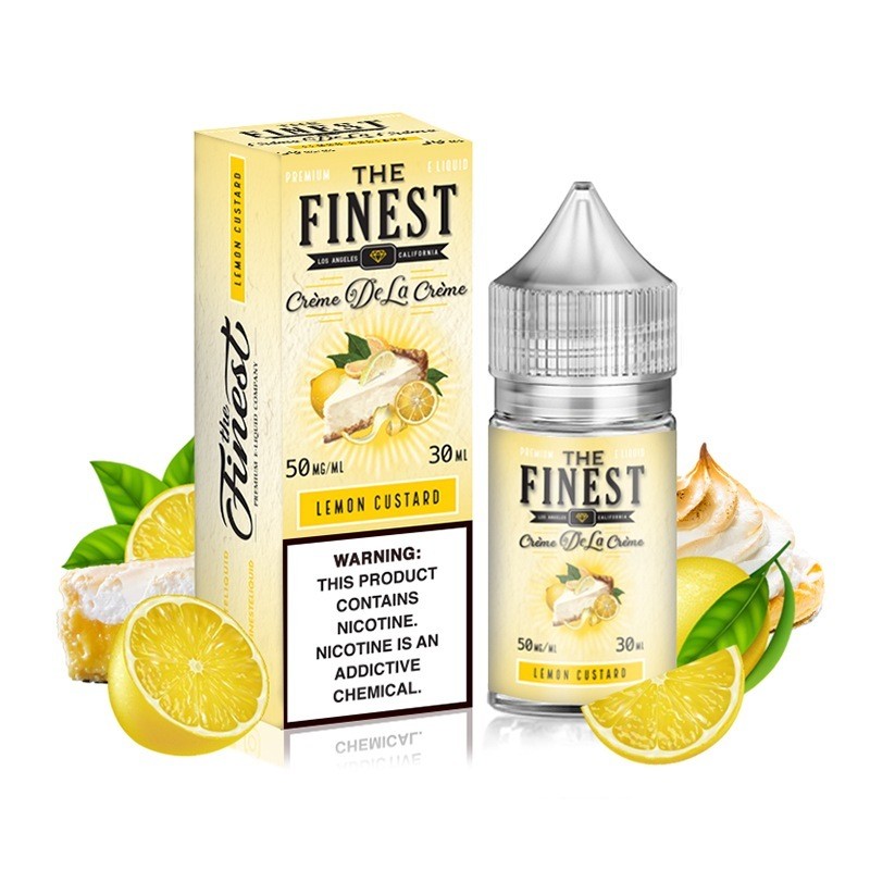 THE FINEST SALT NIC LEMON CUSTARD