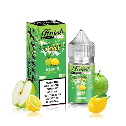 THE FINEST SALT NIC GREEN APPLE CITRUS